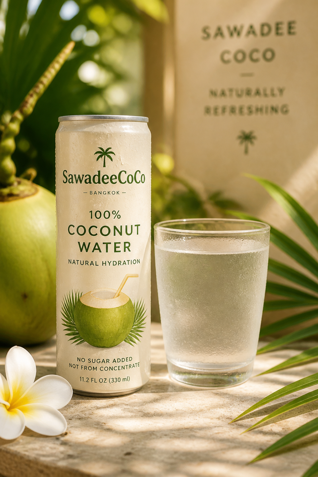 SawasdeeCoCo coconut water packaging