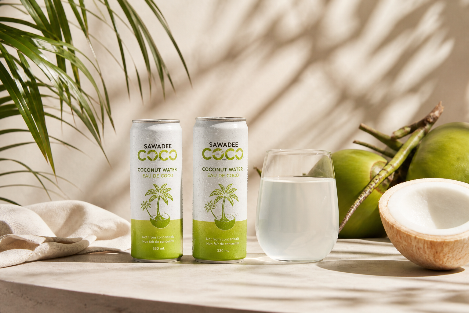 SawasdeeCoCo coconut water packaging